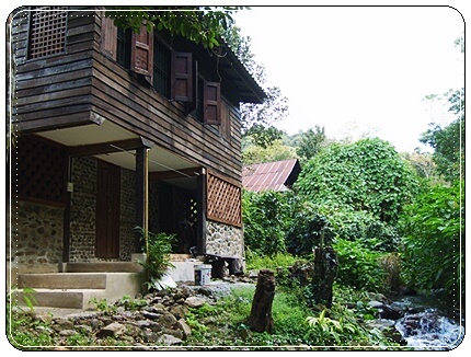creekside house, chiangmai, Thailand.